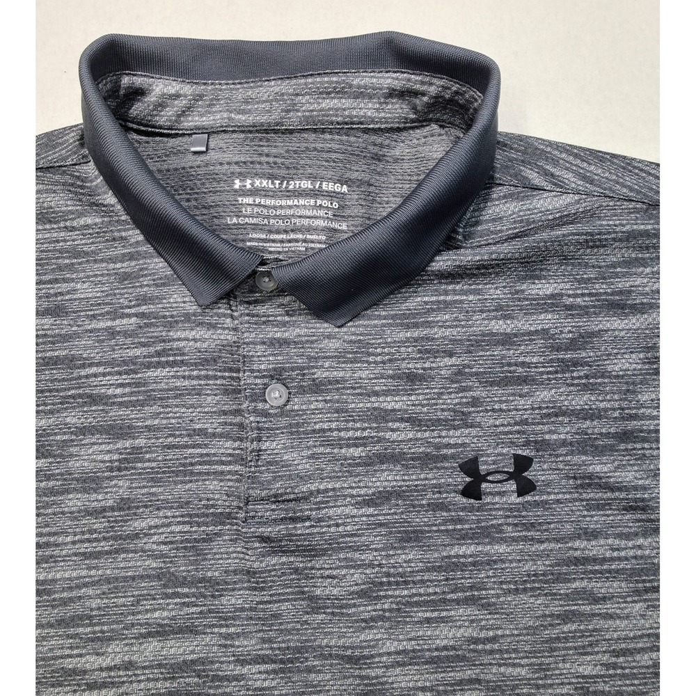 Under Armour Polo Shirt Men 2XLT Tall Playoff Polo Golf Short Sleeve Limited Use
